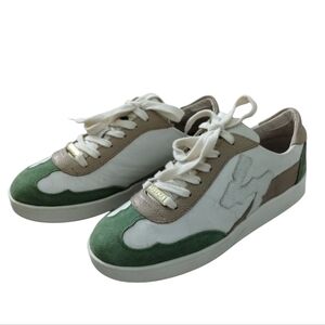 Johana Zaraza Women's Leather Quiet Luxury Old Money Preppy Sneakers size 39/8.5